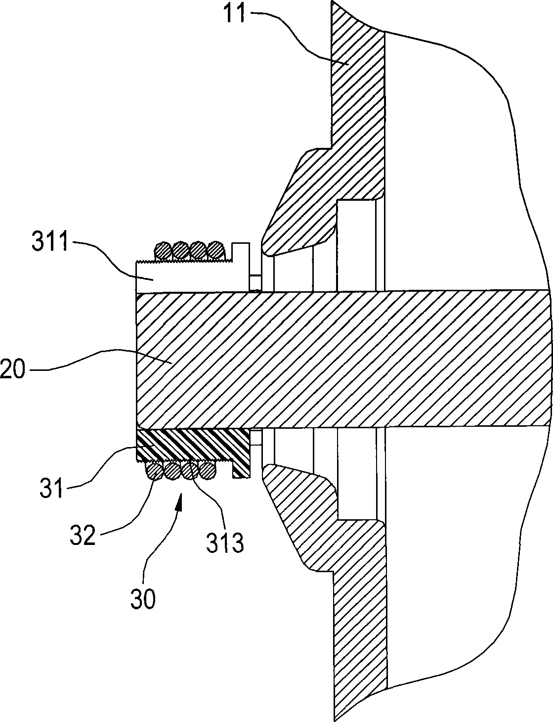 Motor with braking and decelerating mechanism and for actuating device