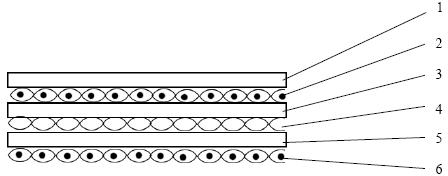 TPU light conveyor belt for printing and dyeing industry and manufacturing method thereof