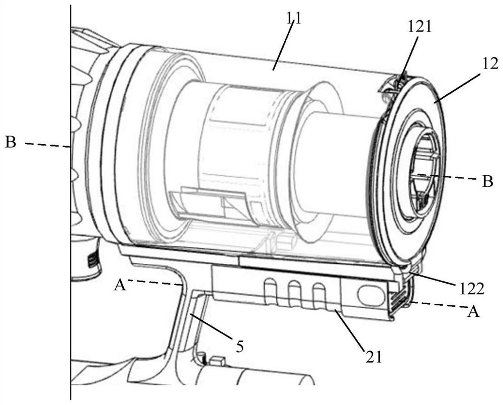 Dust collection cup and dust collection equipment