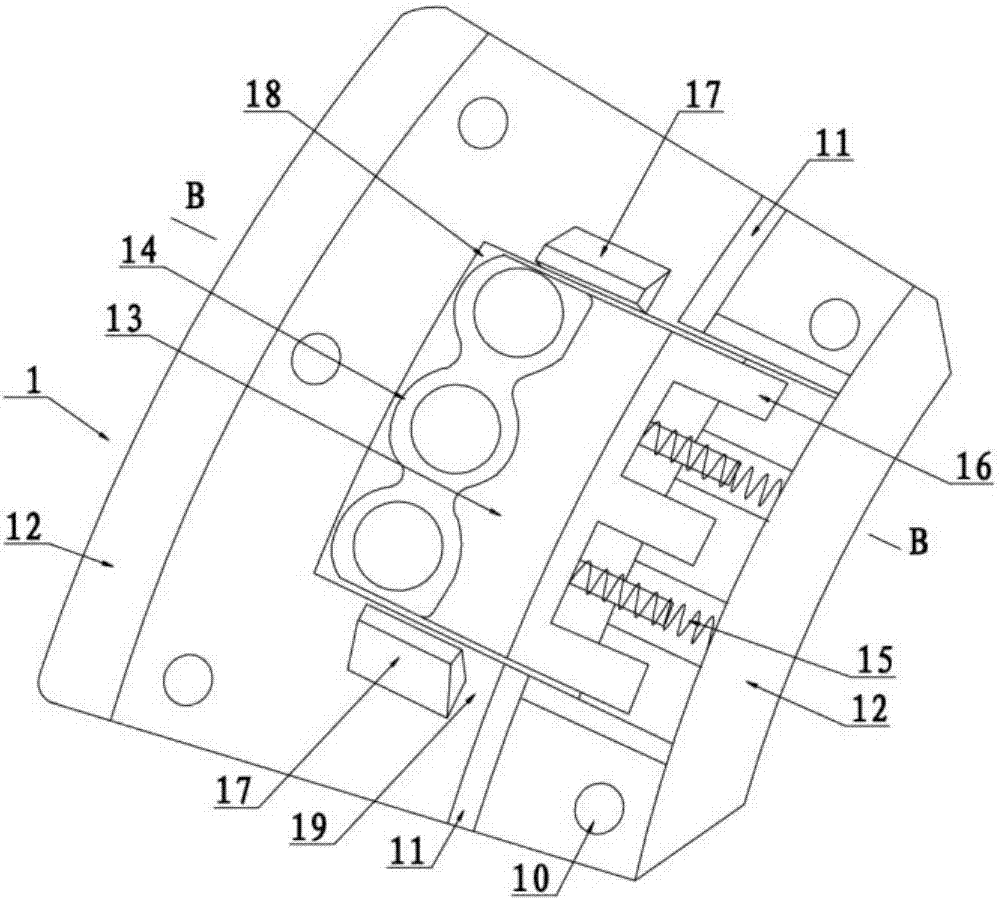 Segmented positioning and adjusting device