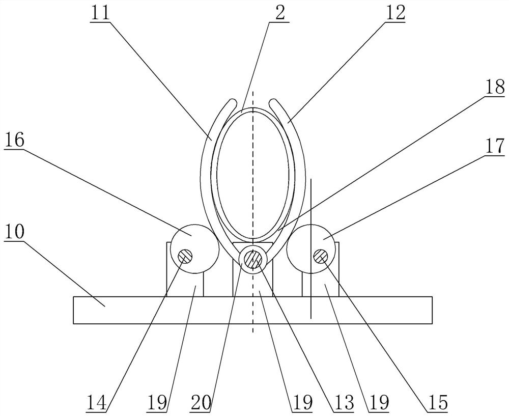 Simple air bag respirator driving device