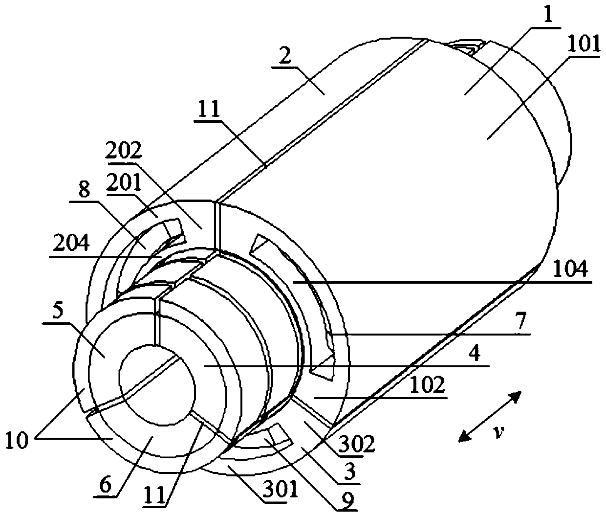 A Segmented Cylindrical Transverse Flux Linear Motor