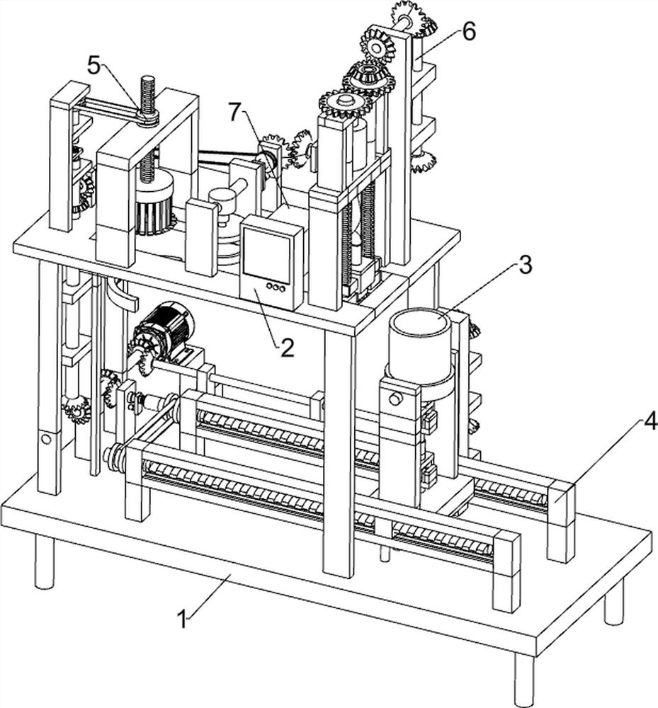 Motor painting device capable of saving raw materials