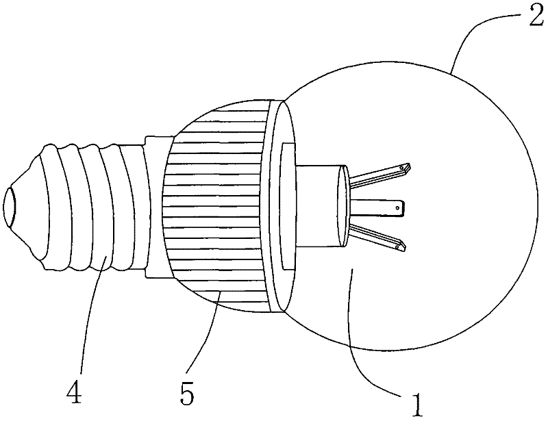 Bulb lamp production method and bulb lamp produced thereby