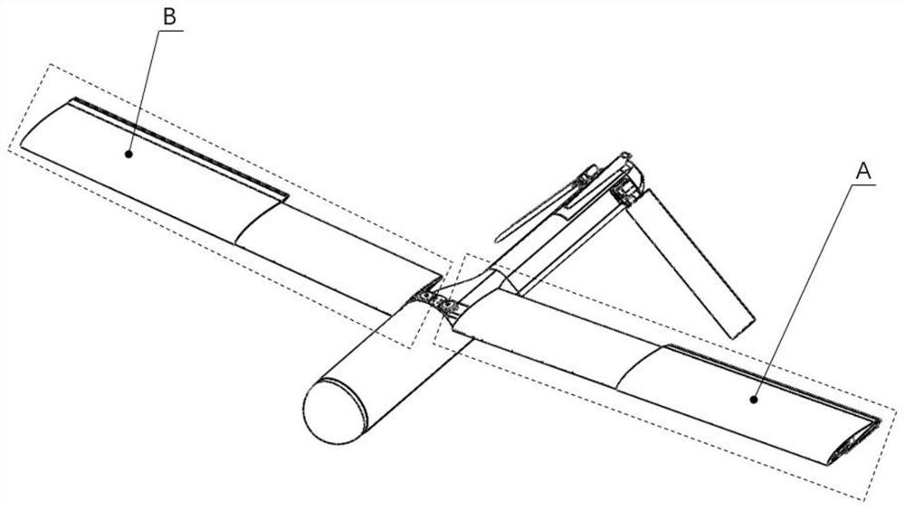 Telescopic wing mechanism suitable for small unmanned aerial vehicle