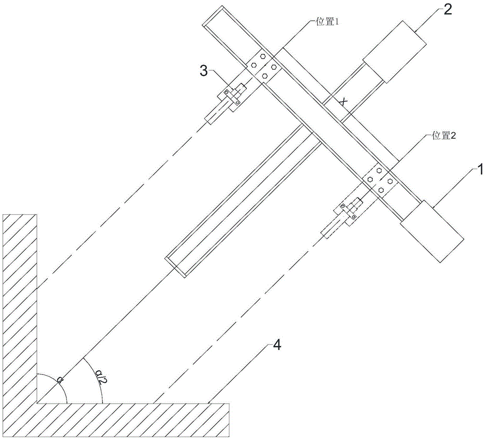 The method of identifying and locating the starting point of fillet weld based on ultrasonic sensor