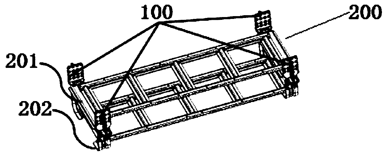 Universal structure of vehicle battery frame
