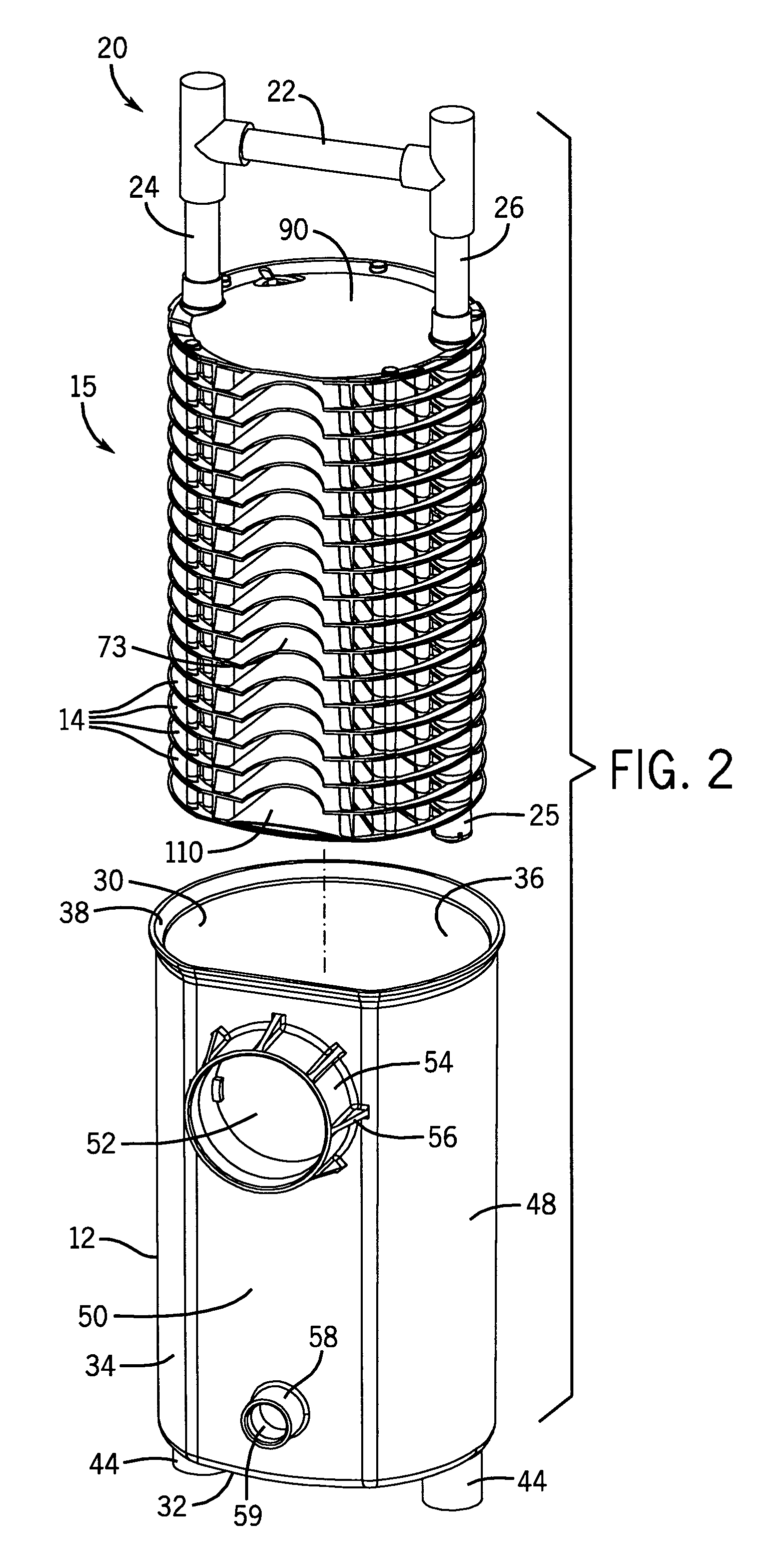 Wastewater filter system