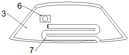 Wound nursing and pressing device for mammary gland