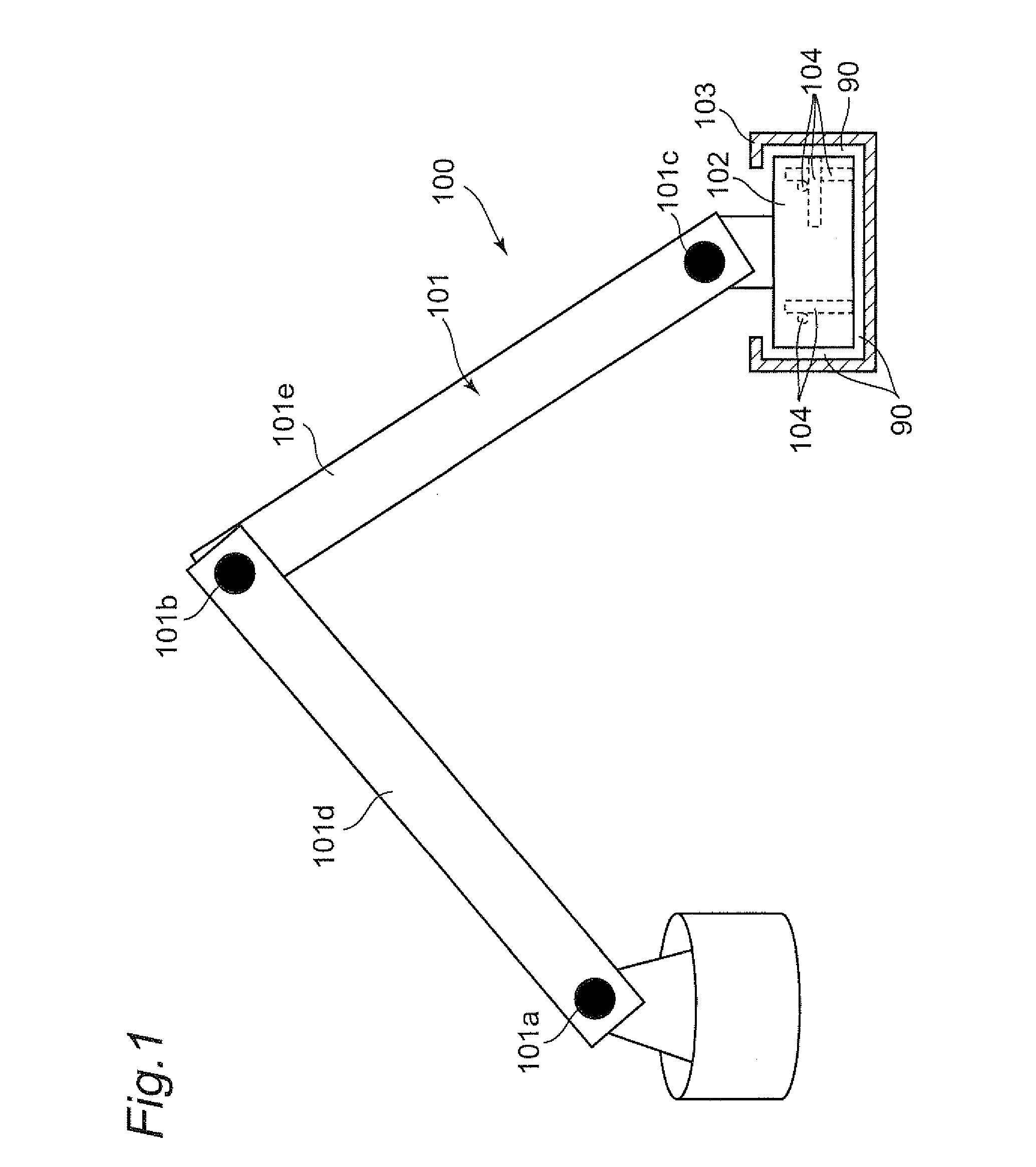 Control apparatus and control method for robot arm, robot, control program for robot arm, and integrated electronic circuit
