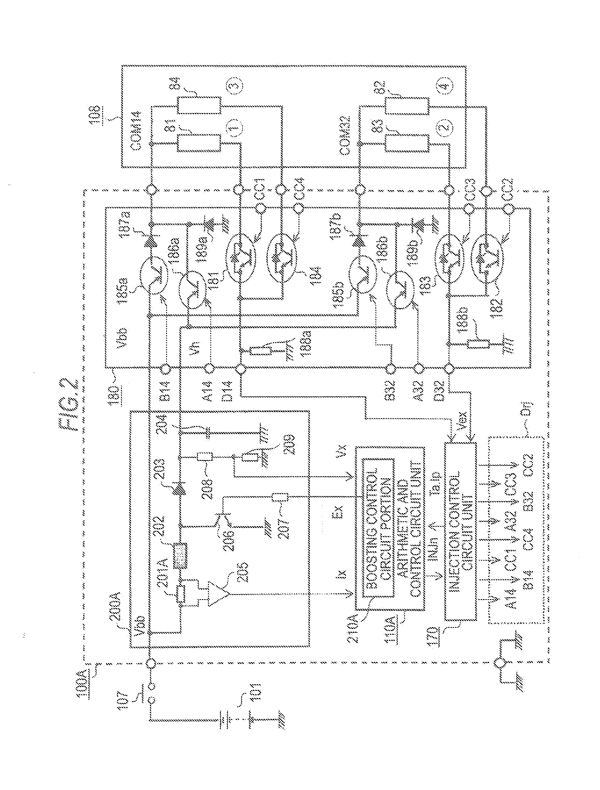 In-vehicle engine control device and control method thereof
