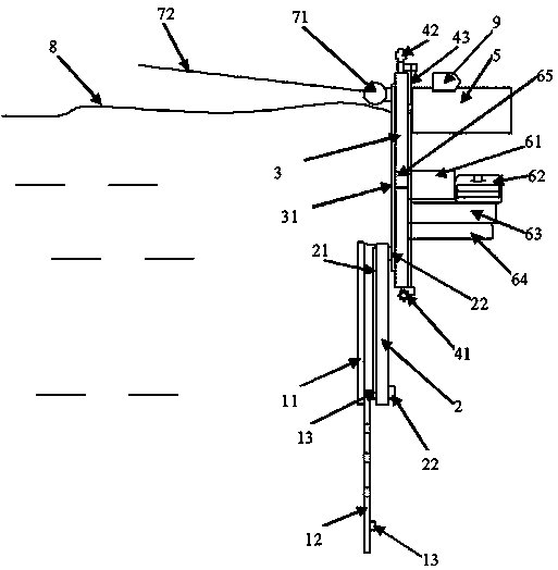 A water conservancy water retaining gate power generation device