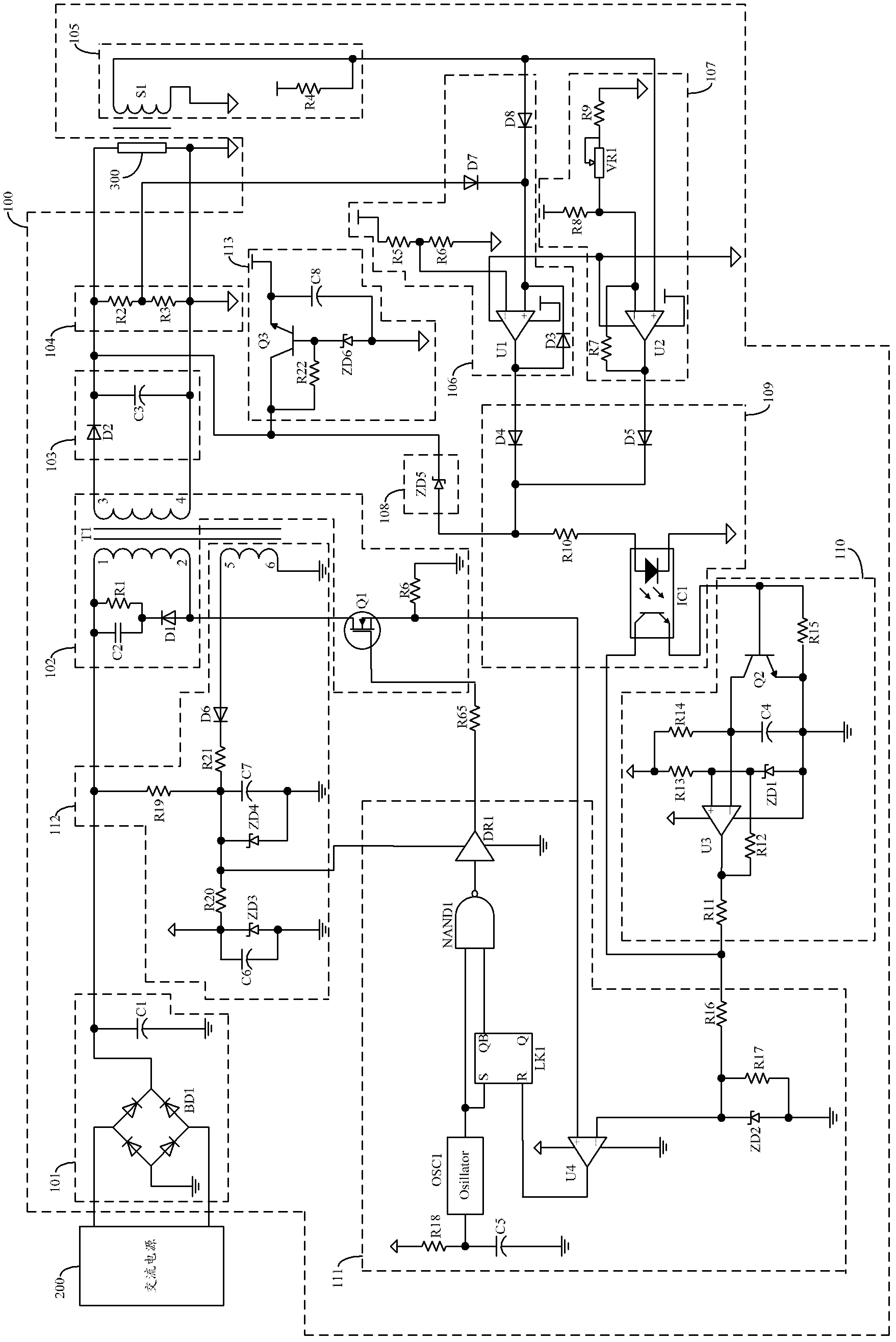 Electric blanket and low-voltage constant-temperature control device thereof