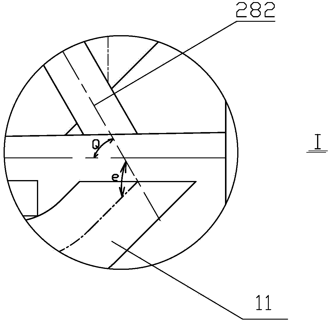 Combined ignition nozzle of dry coal powder fluidized bed gasifier