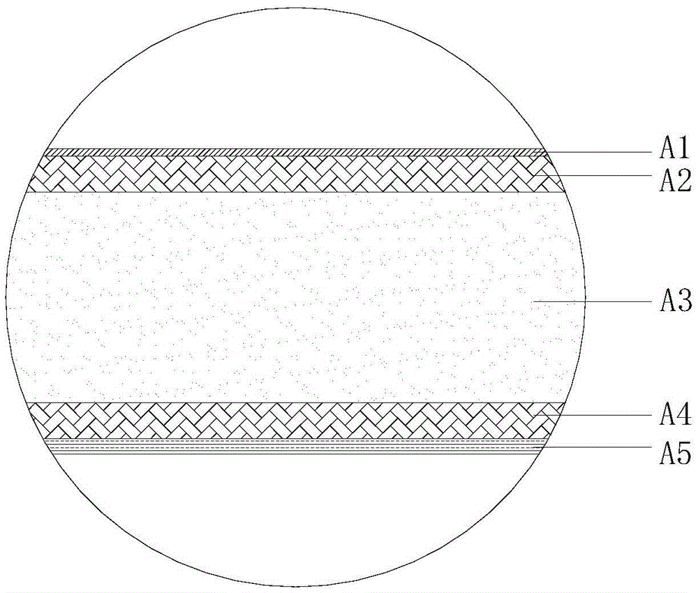 Manufacturing method of fiberglass fiber pipe and fiberglass fiber pipe