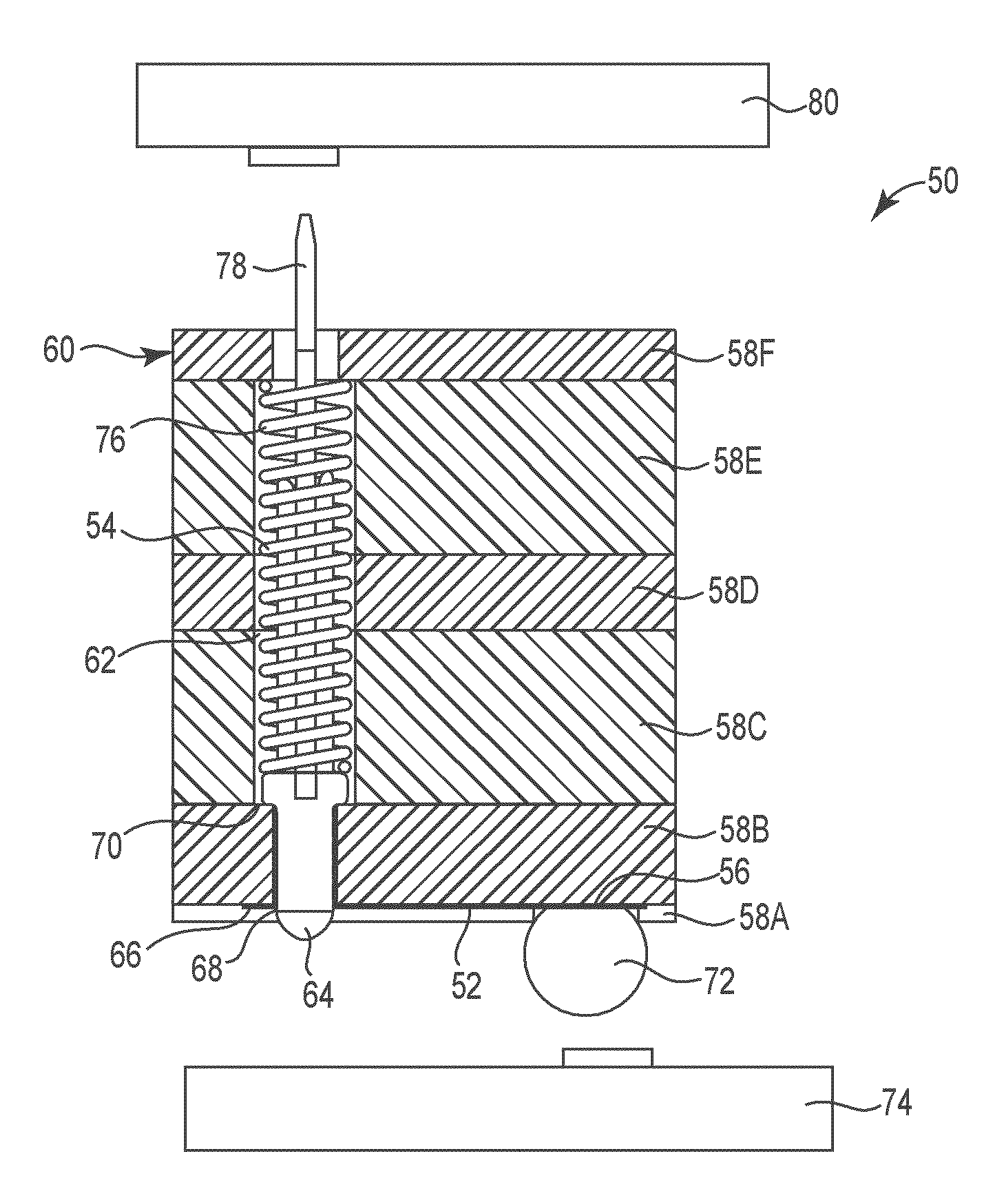Metalized pad to electrical contact interface