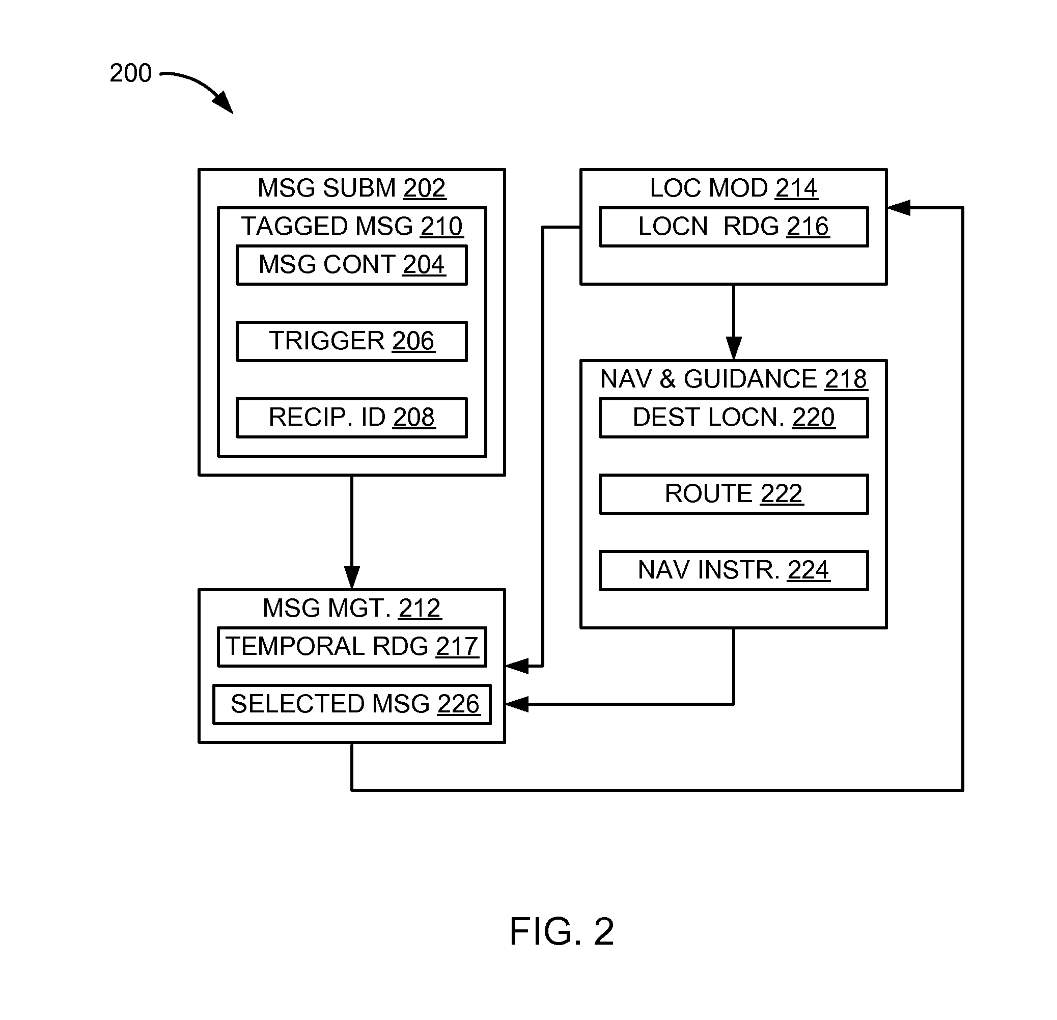 Location based system with location-enabled messaging and method of operation thereof