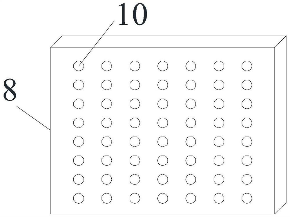 True triaxial direct shear test box and method for simulating force-heat-liquid coupling environment