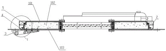 Weathertight airtight door with escape function