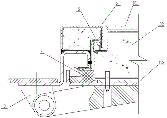 Weathertight airtight door with escape function