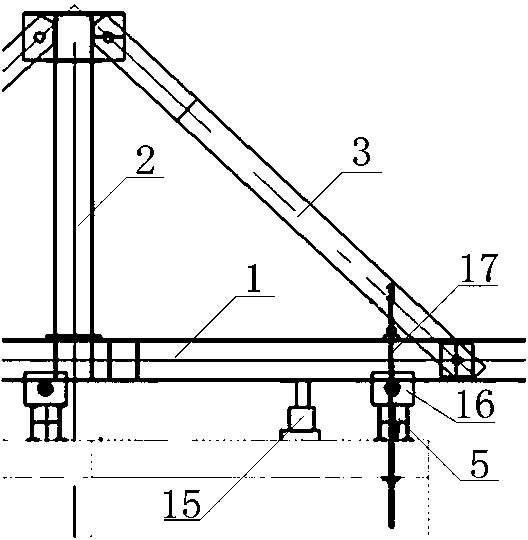 Hanging basket method cantilever casting corrugated steel web skew box girder bridge construction method