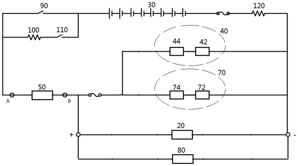 Lithium battery system and aerial work vehicle