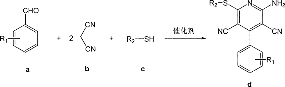 Bifunctional basic ionic liquid and water-phase catalytic synthesis of substituted pyridinium compound by using same