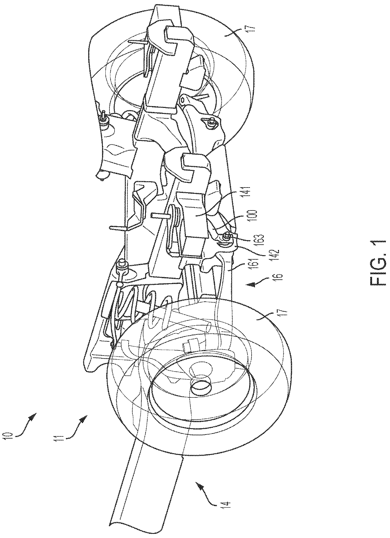 Load member for small overlap frontal impact