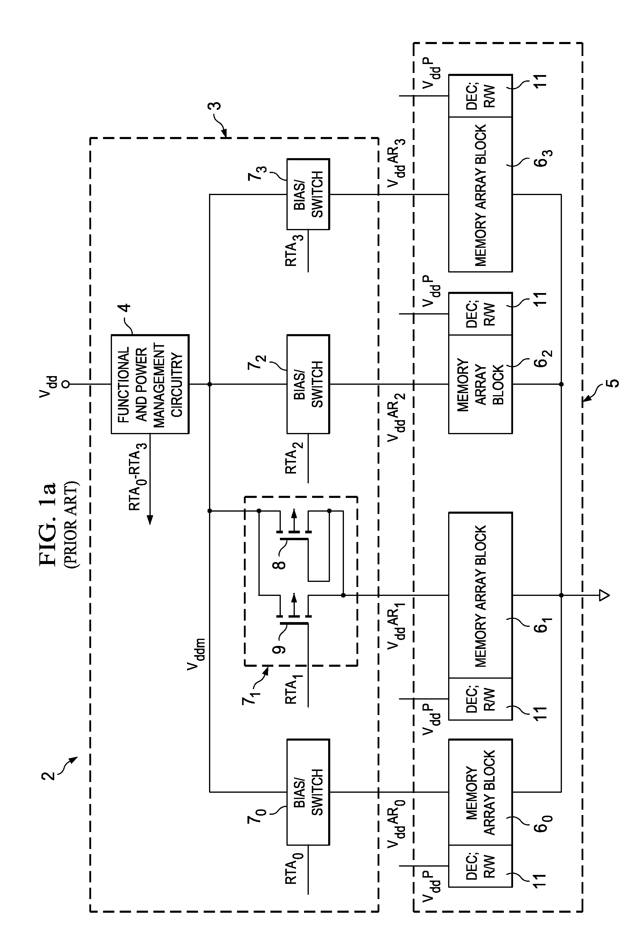 Combined Write Assist and Retain-Till-Accessed Memory Array Bias