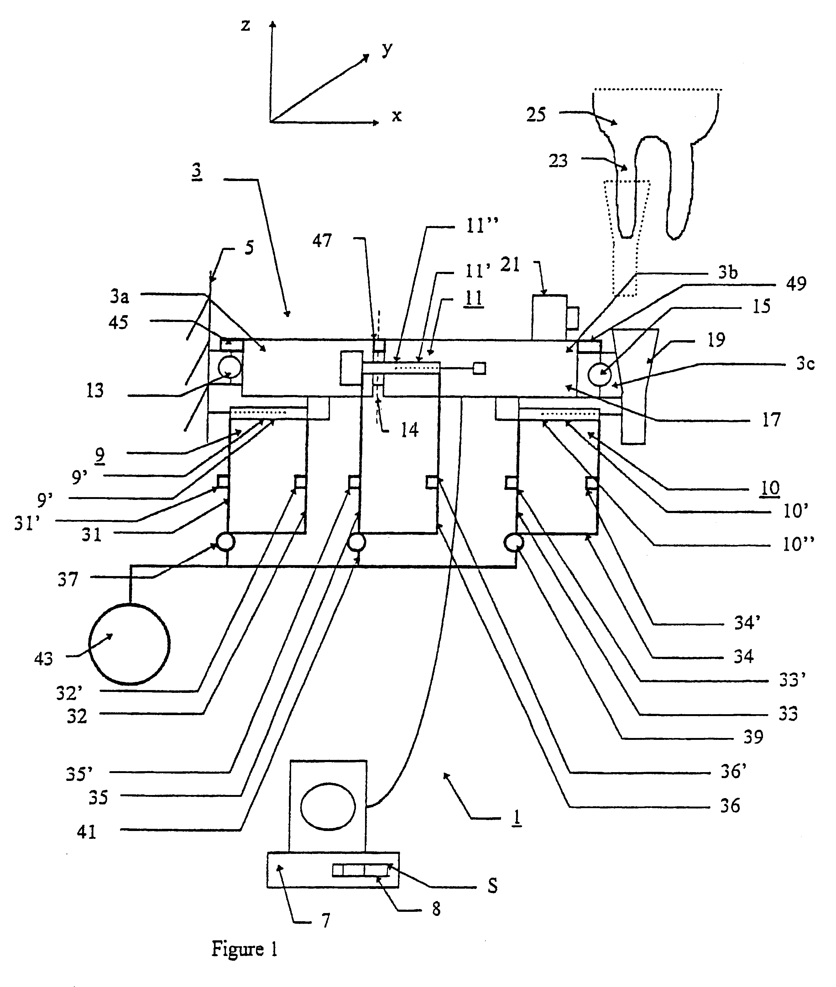 Method and device for controlling the movement of a movable part