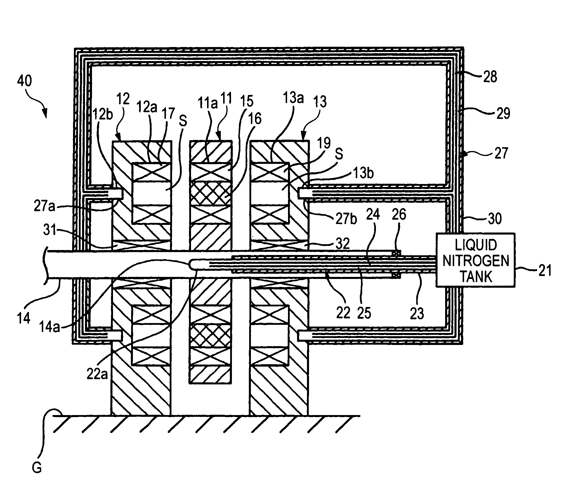 Axial gap type superconducting motor