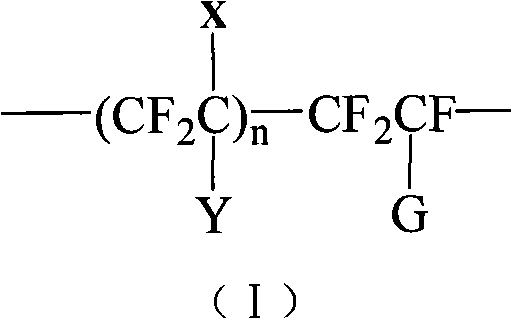 Fiber reinforced inorganic doped proton exchange film containing fluorine