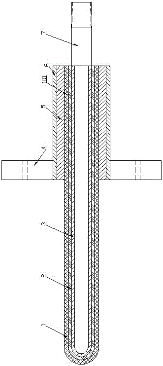 A thermocouple protection sleeve and its manufacturing method