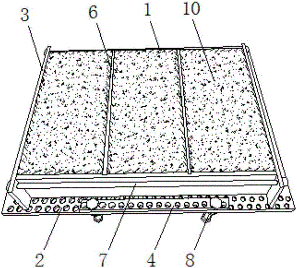 Method for batched formation of square beams for biological soil reinforcement