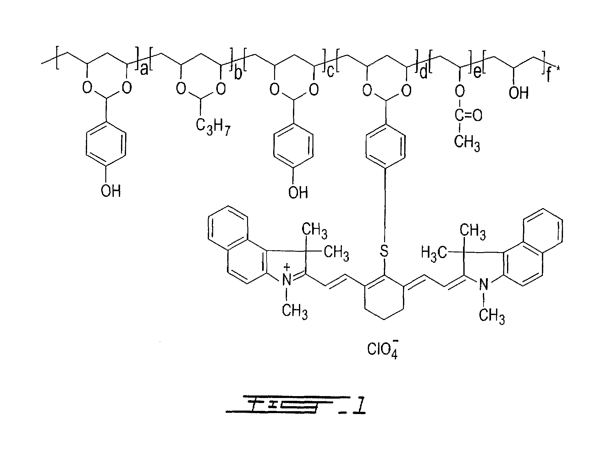 Thermally reactive near-infrared absorbing acetal copolymers, methods of preparation and methods of use