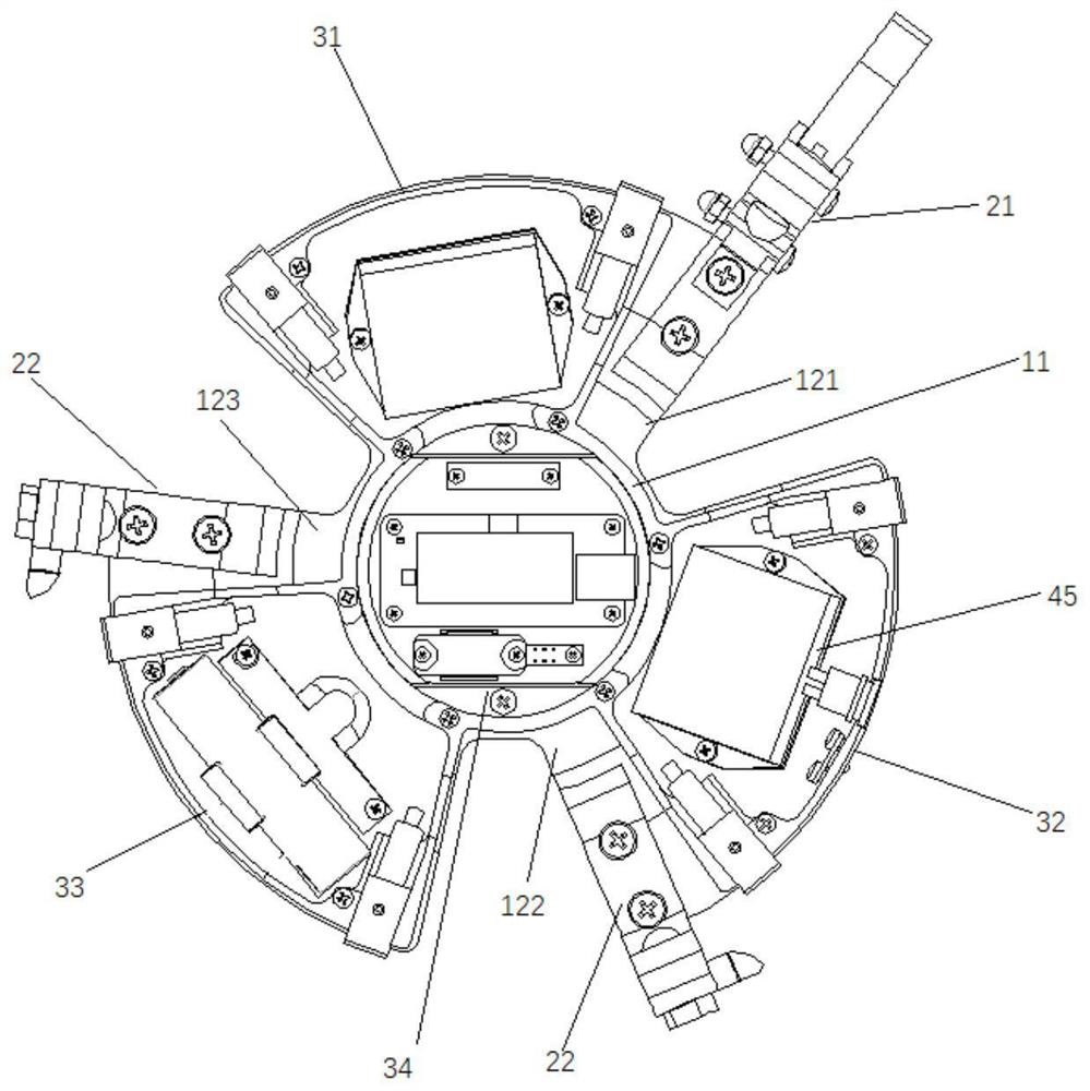 Shaft end bolt tightening auxiliary operation system and method based on time sequence