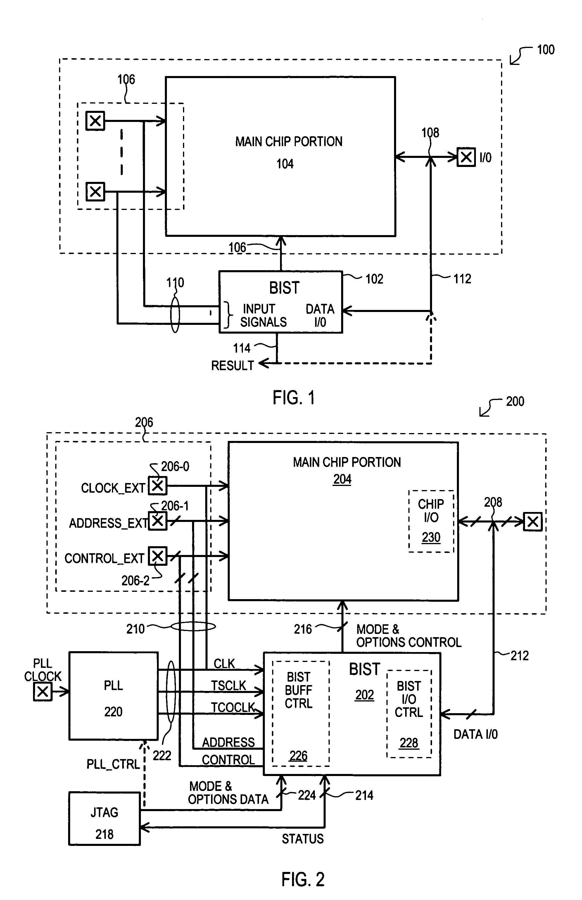 Method and apparatus for built-in self-test (BIST) of integrated circuit device