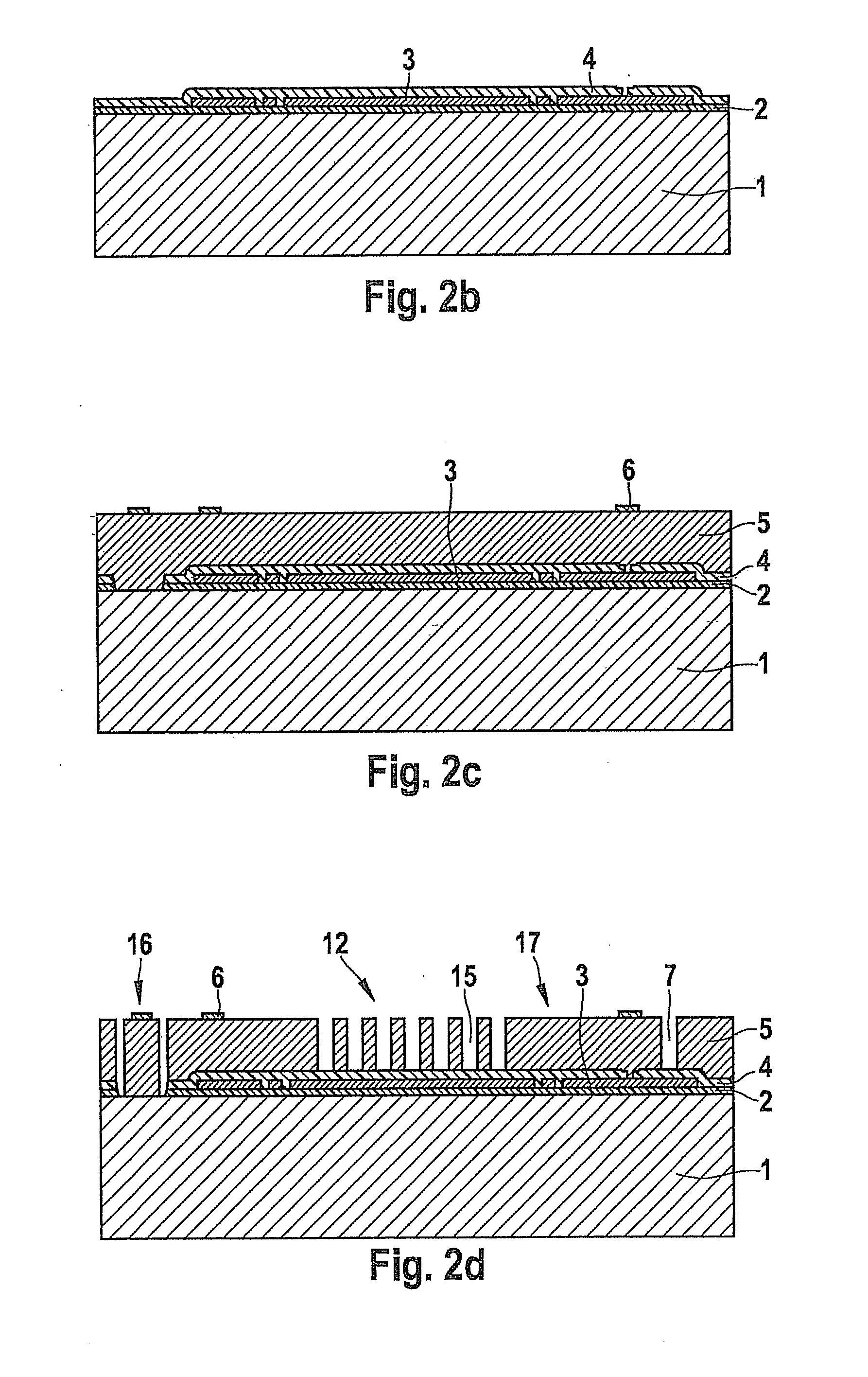 Component having a micromechanical microphone structure, and method for its production
