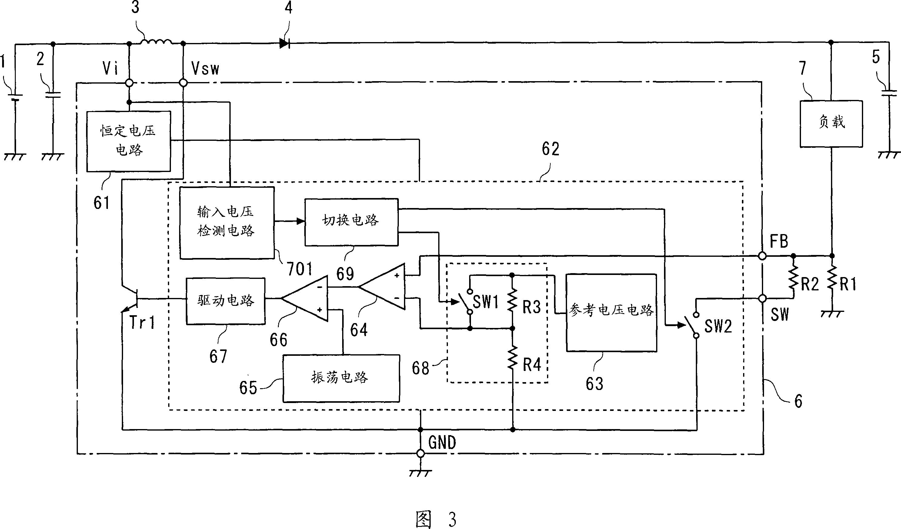 Power supply circuit device and electronic apparatus provided therewith