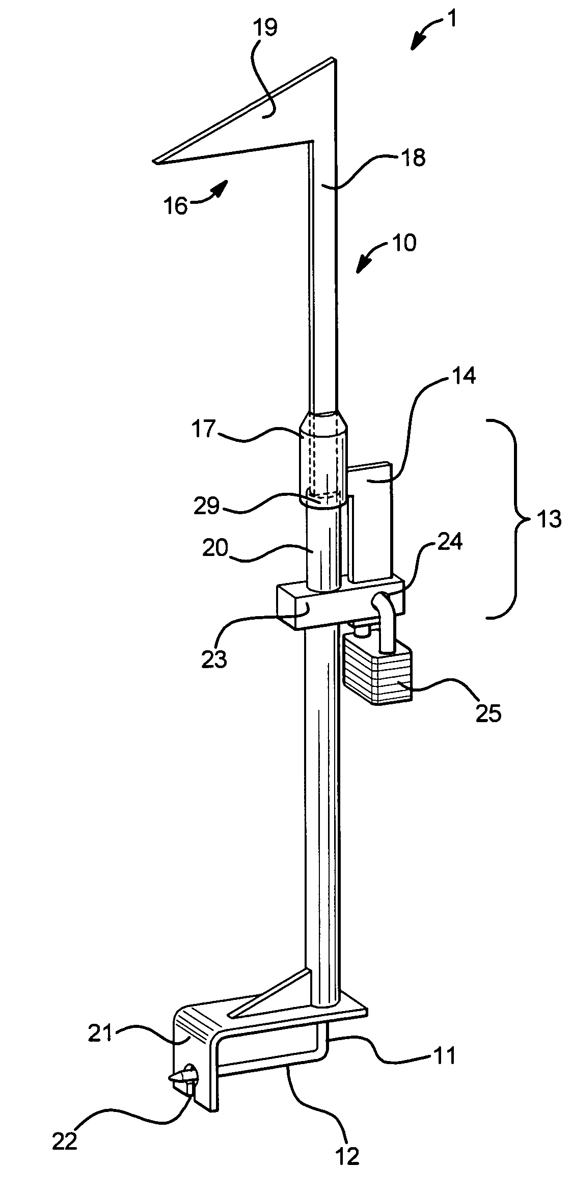 Lock extension for train derail