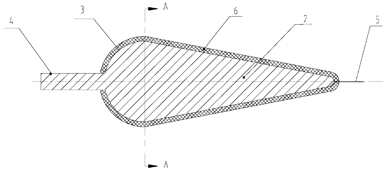 Preparation method of special-shaped negative curvature composite ceramic wave-transparent radome based on winding forming