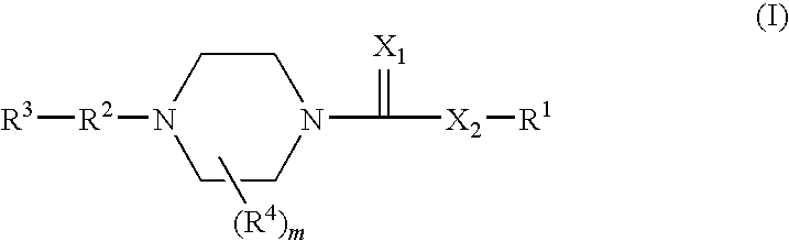 1,4-substituted piperazine derivatives