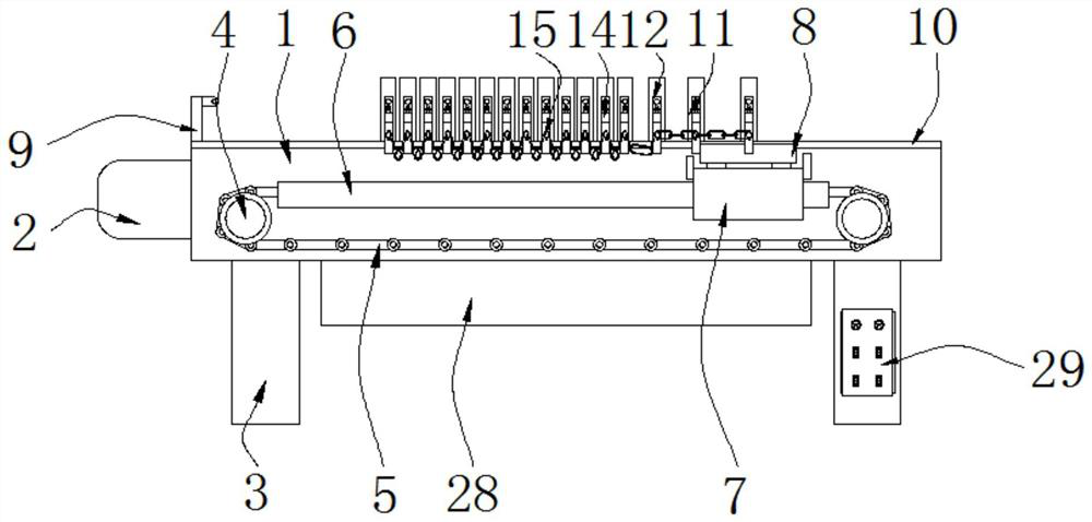 Device for automatically detecting tripping of filter plate of filter press