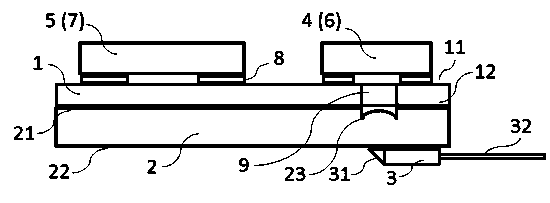 Integrated parallel optical assembly and optical transceiver module