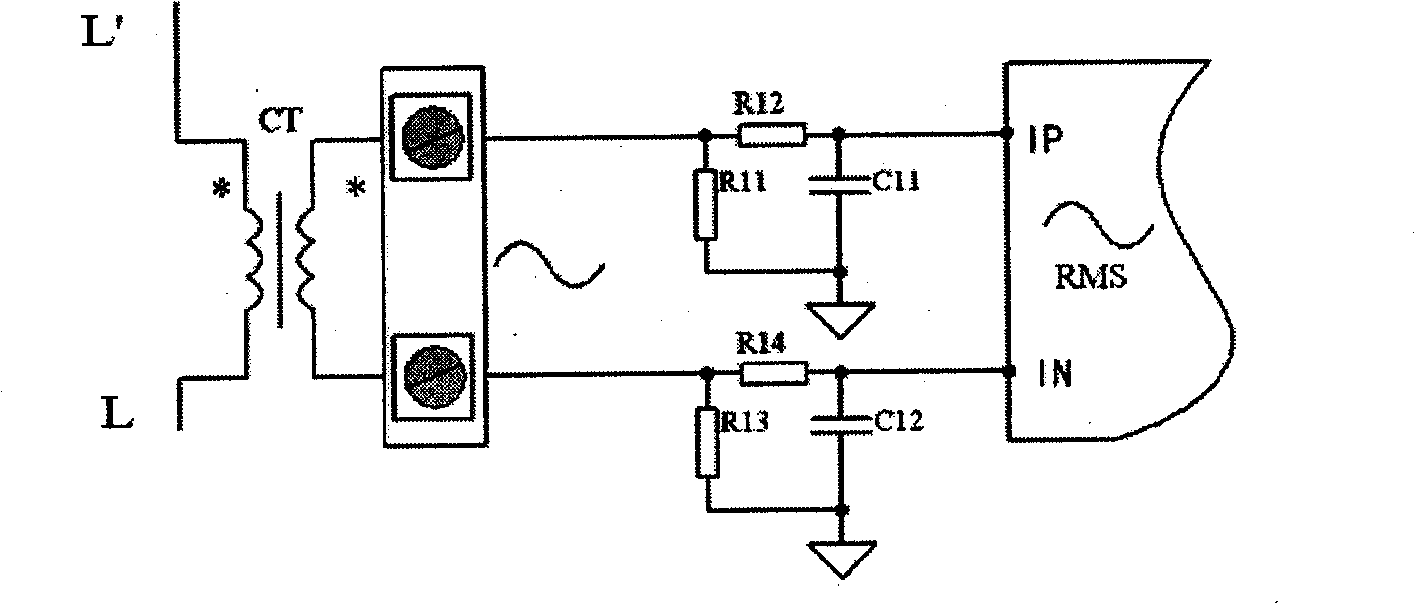 SOC technology-based single-phase guide rail type electrical energy meter and method for realizing metering of electrical energy