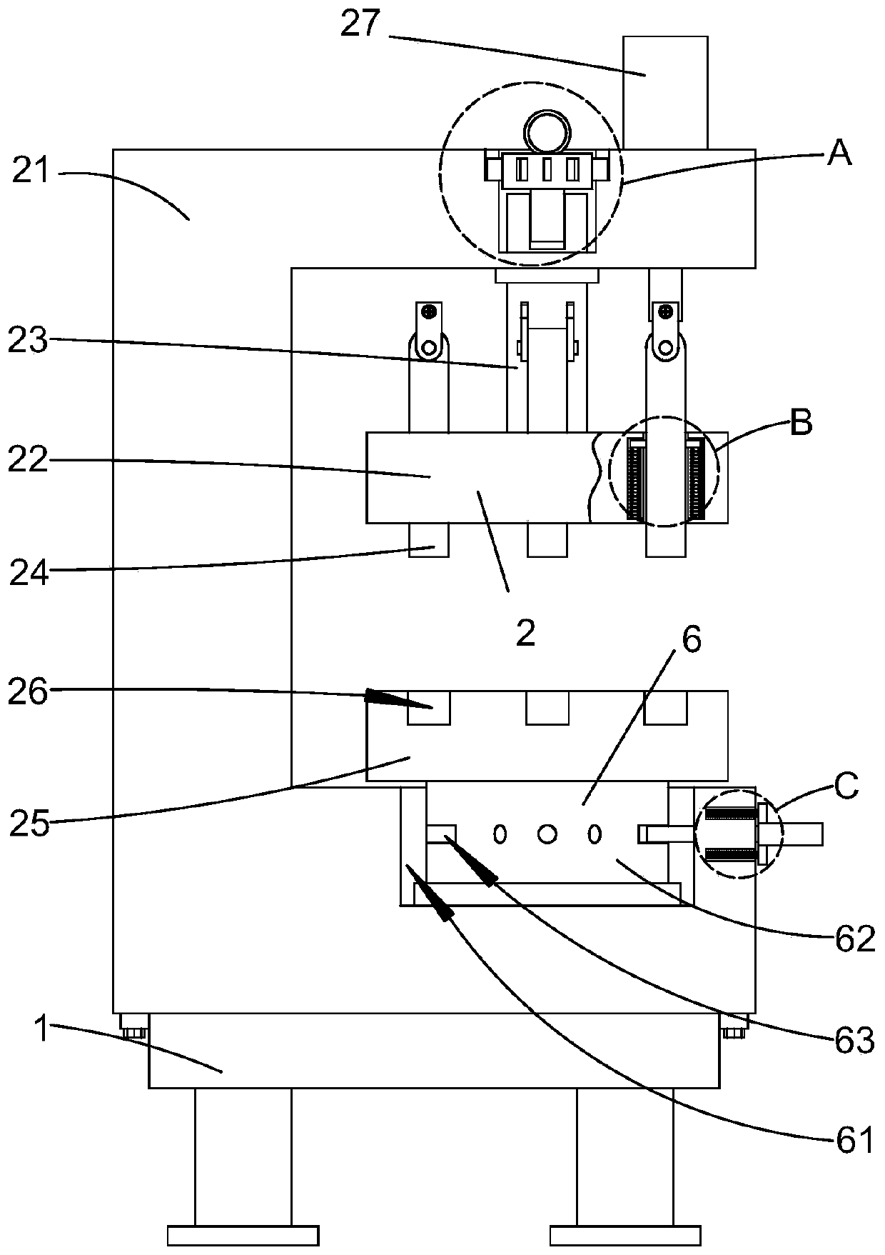 Turret type hydraulic punching machine
