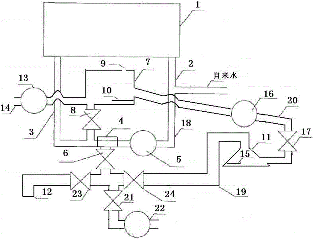 Shower system for recovering hot water without cold water and control method thereof