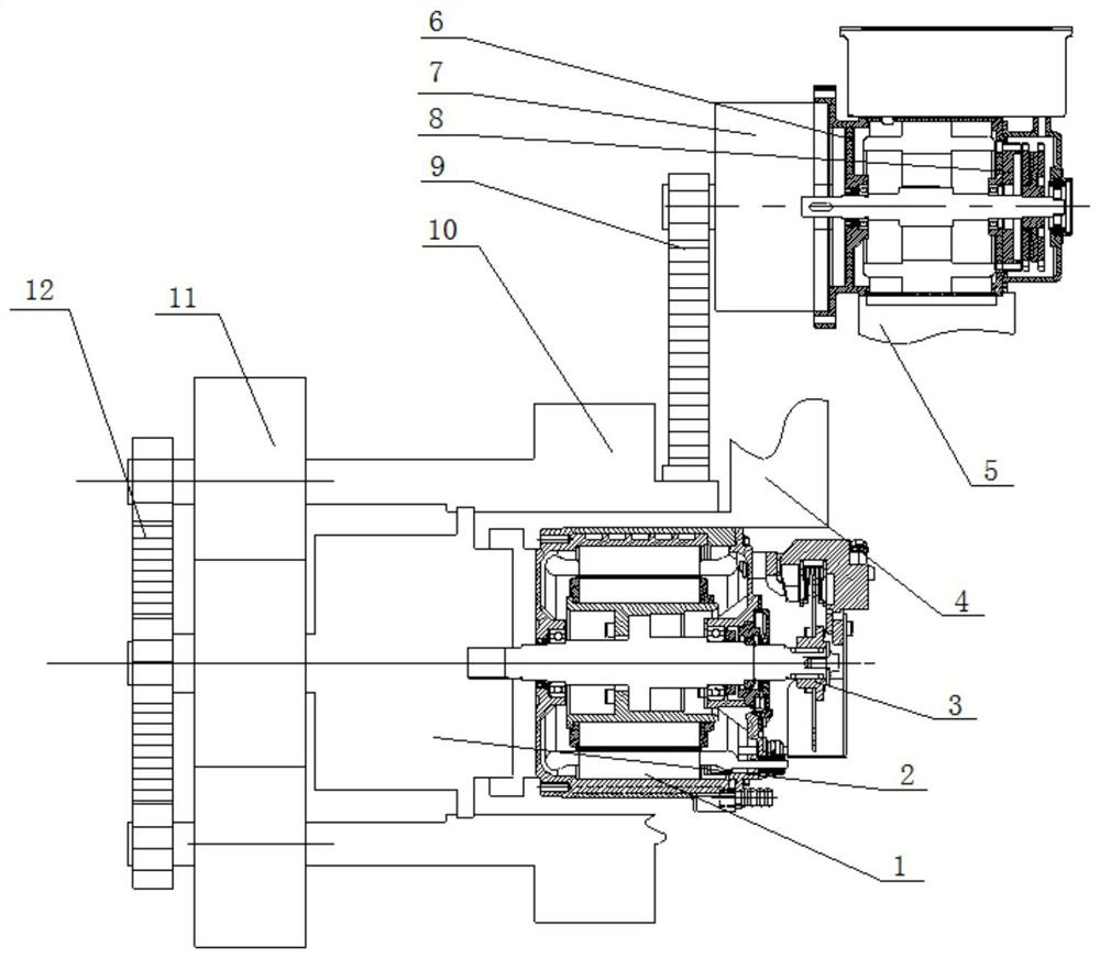 A comprehensive drive system for a four-wheel independently driven wheel frame with adjustable attitude vehicle