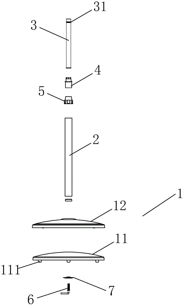 Telescopic support structure of household appliances