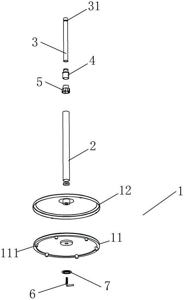 Telescopic support structure of household appliances